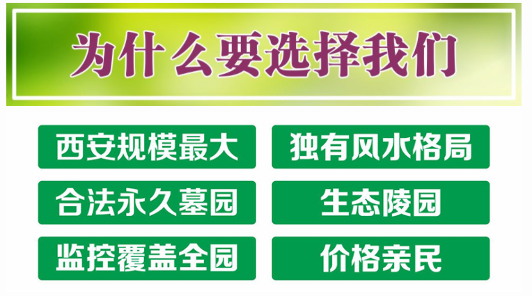 西安壽陽(yáng)山墓園全程陪同解答，根據(jù)客戶(hù)需求制